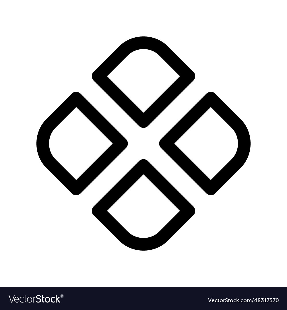 Main component icon vector image Main component icon