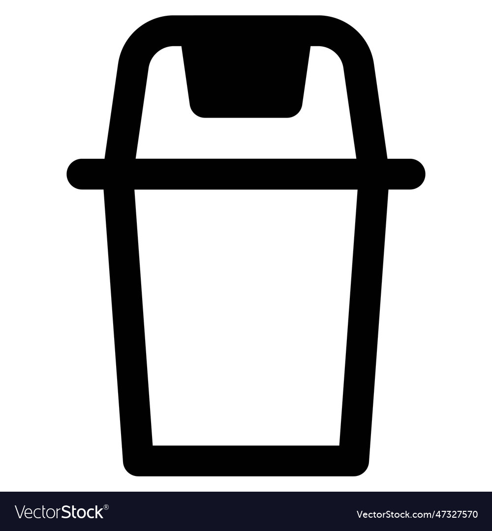medium-sized-trash-can-for-dumping-waste-vector-image