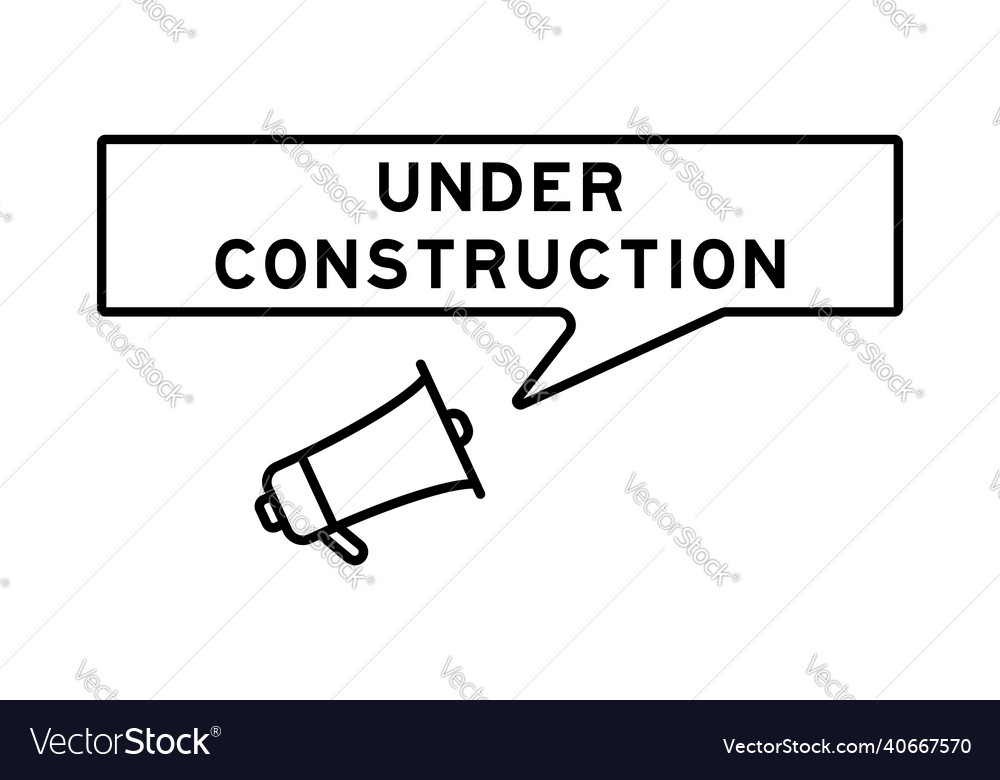Megaphone icon with speech bubble in word under Vector Image Megaphone icon with speech bubble in word under