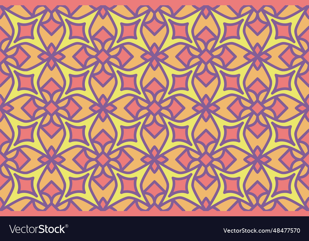 Seamless abstract geometric shape pattern vector image Seamless abstract geometric shape pattern