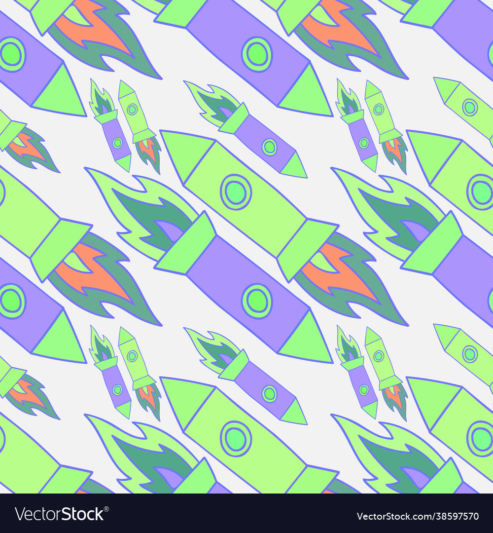 Seamless pattern colorful design outer Vector Image Seamless pattern colorful design outer