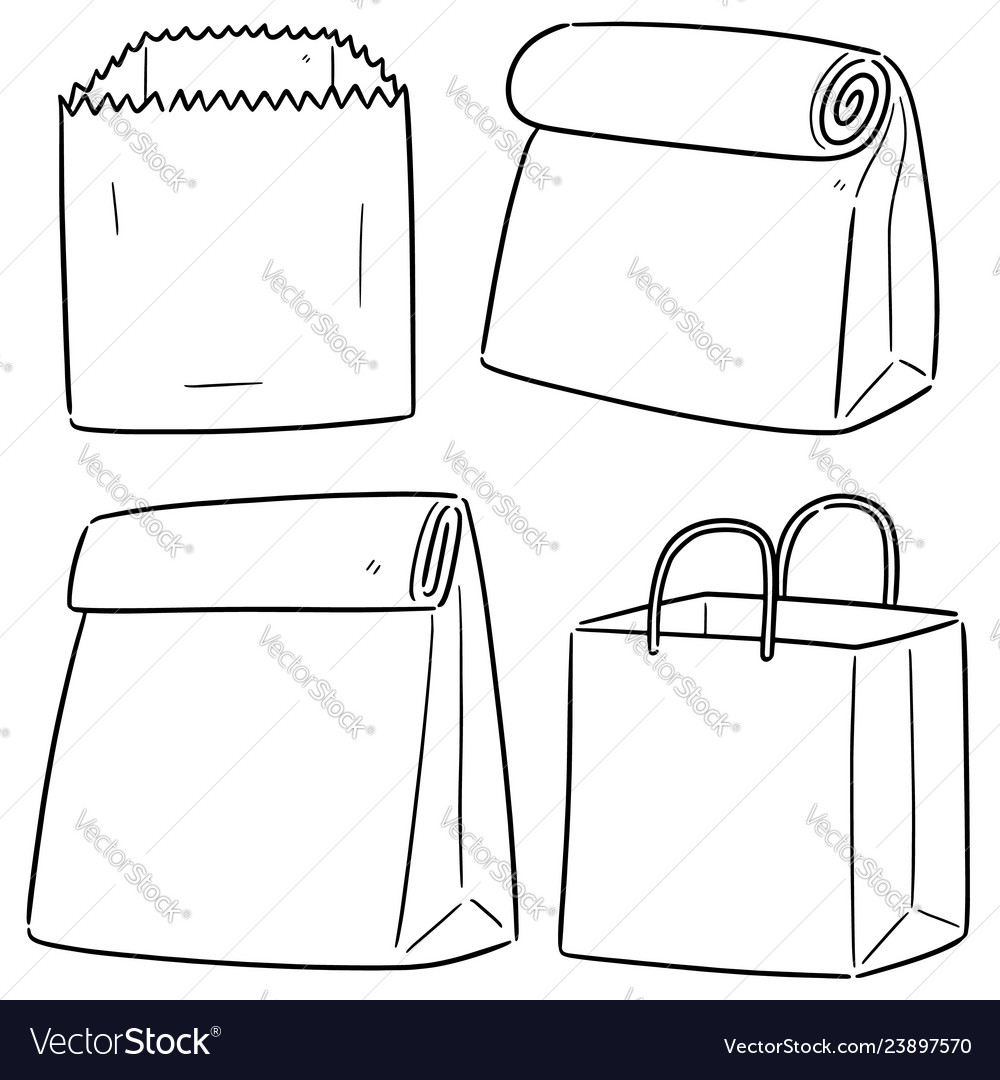 Set of paper bag