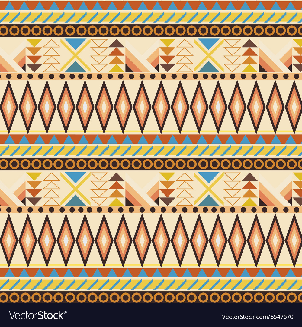 Tribal ethnic seamless stripe pattern Royalty Free Vector