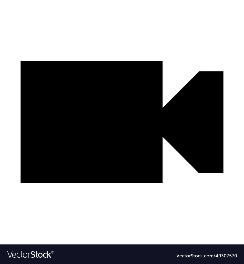 Video icon suitable for website ui design vector image Video icon suitable for website ui design