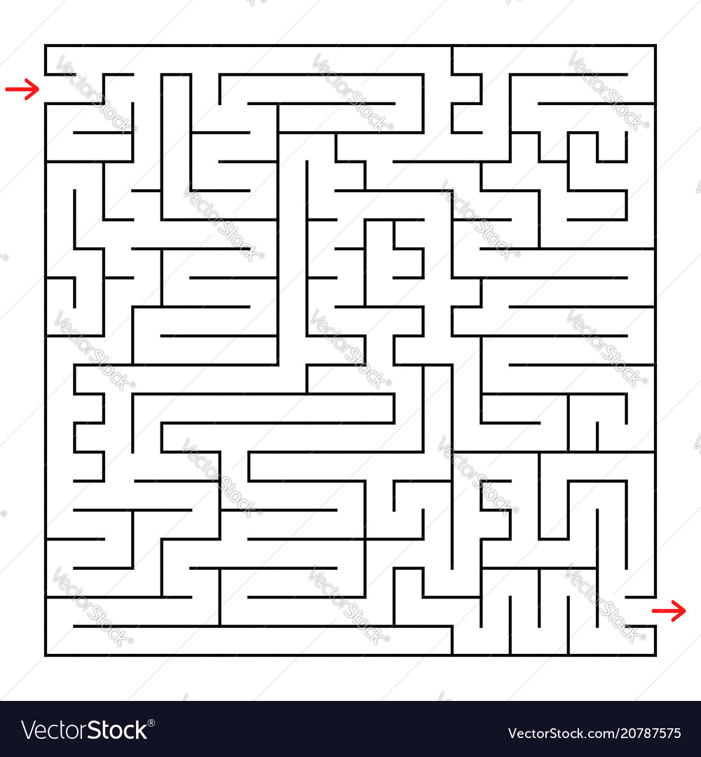 Abstract Maze Puzzle Game