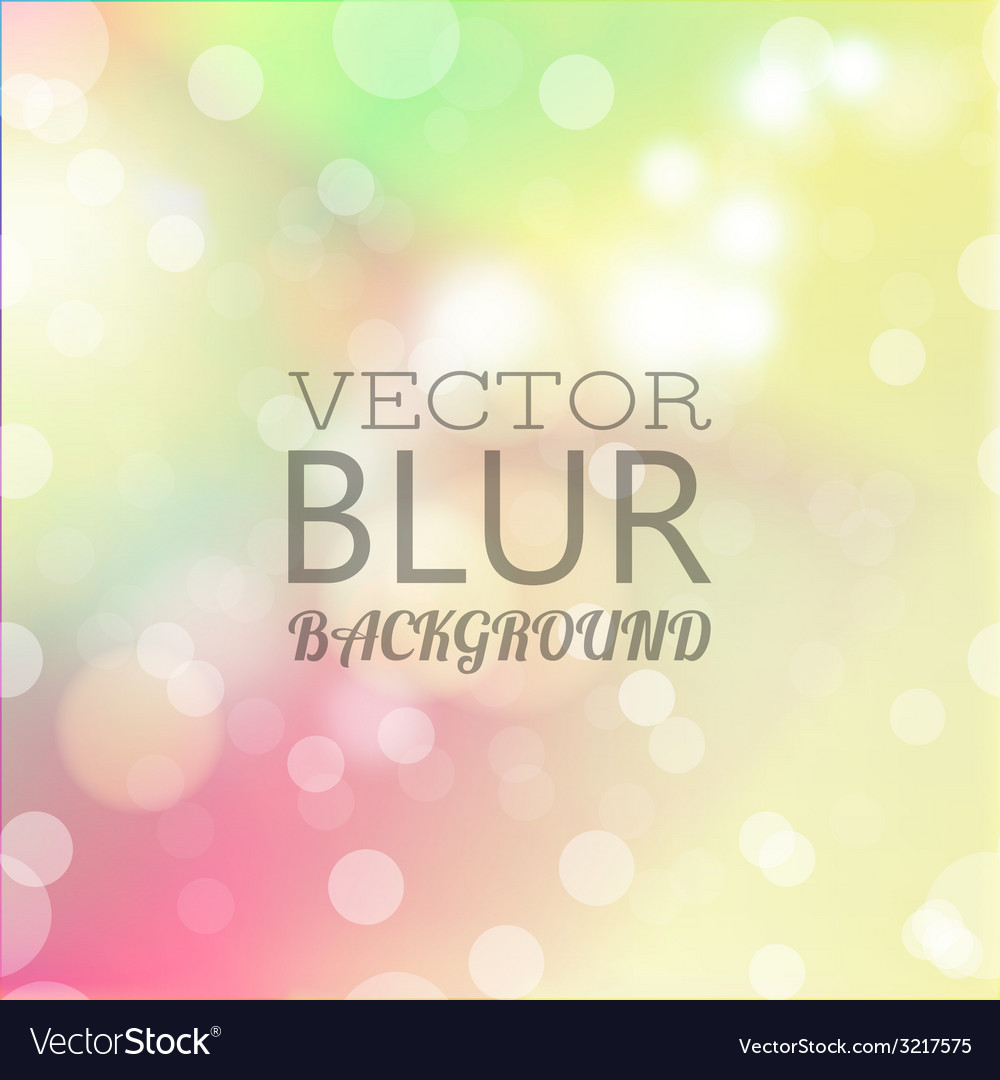 Colorful Abstract Bokeh Background