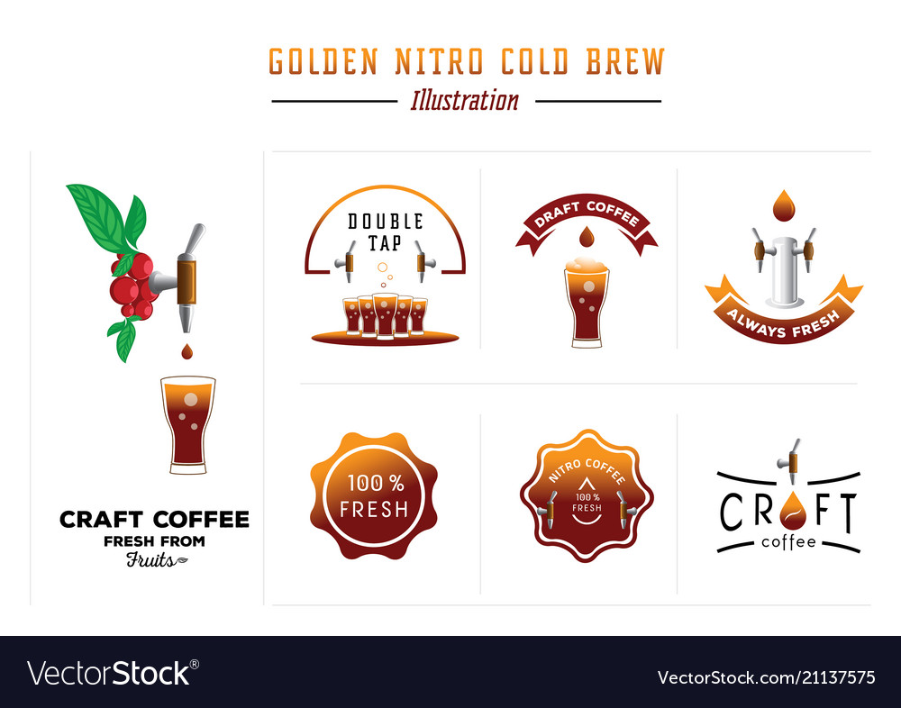 Golden nitro cold brew