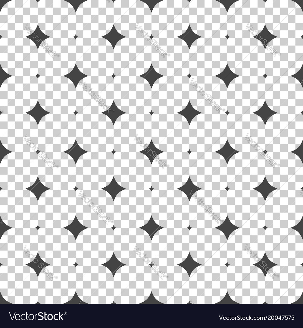 Seamless stars pattern on isolated