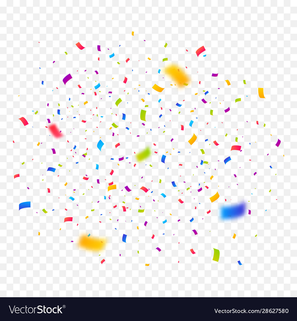 Confetti burst Royalty Free Vector Image - VectorStock