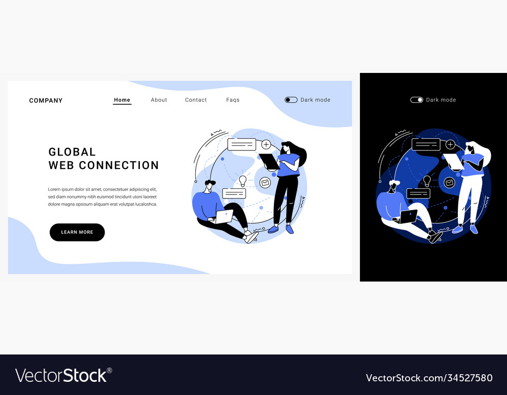 Global Web Connection - Network Concept