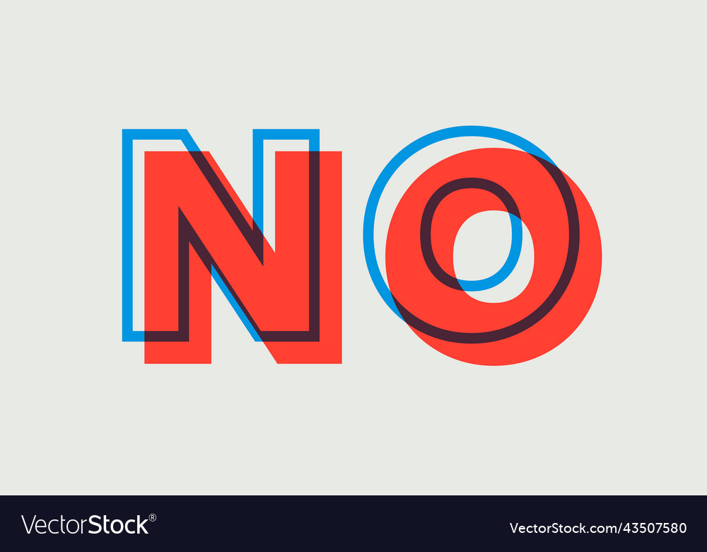No multiply font text typography Vector Image No multiply font text typography