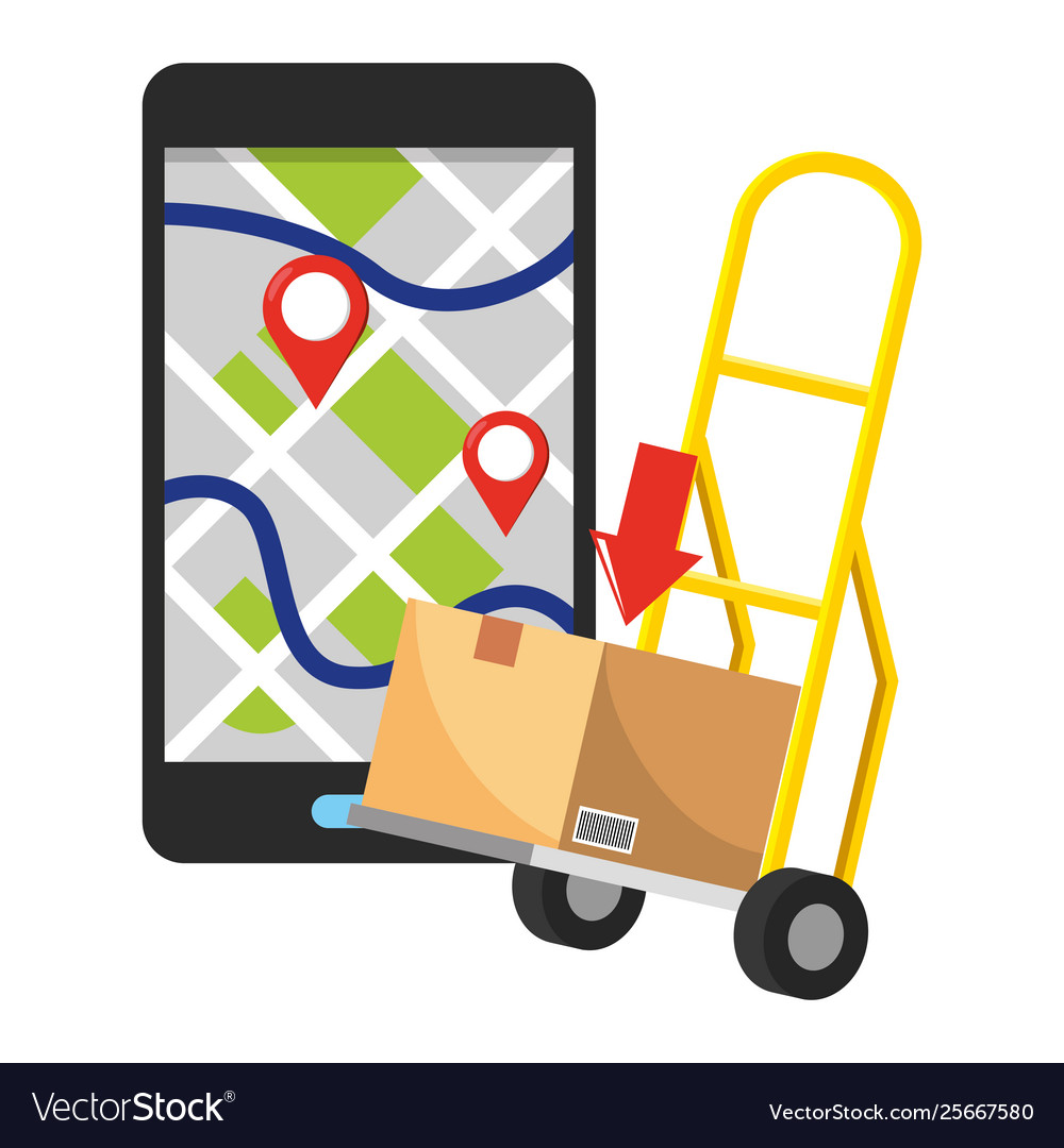 Pushcart with box