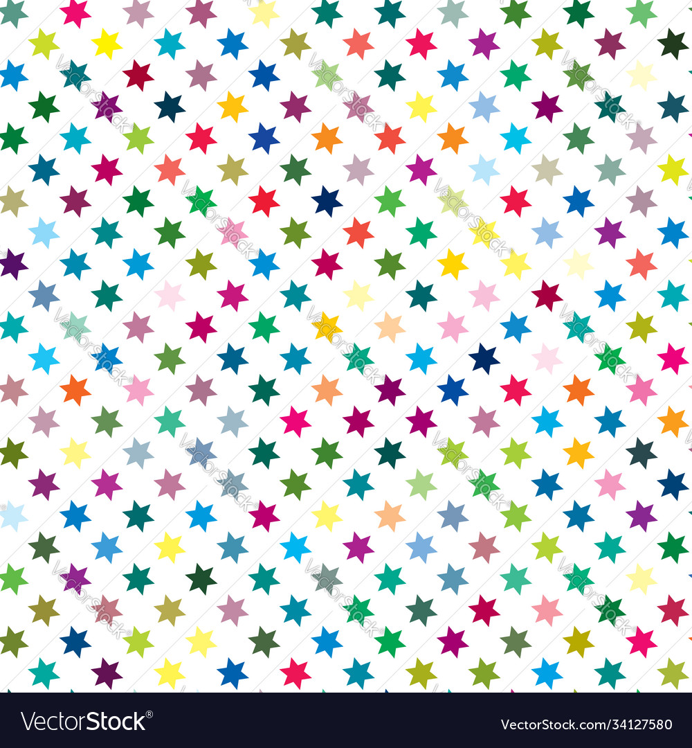 Repeatable star background pattern seamless Vector Image Repeatable star background pattern seamless