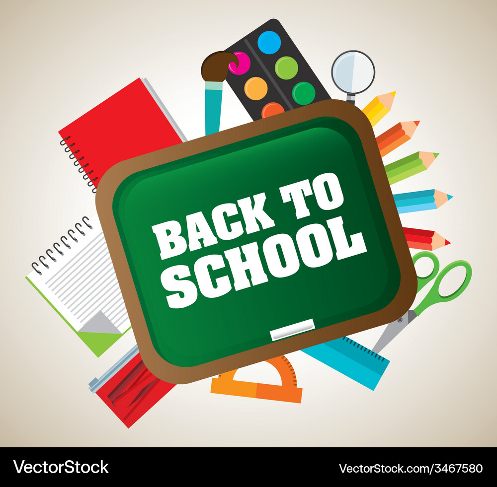 School design Royalty Free Vector Image - VectorStock