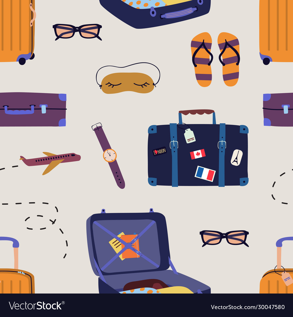 Seamless pattern background with colorful vector image Seamless pattern background with colorful