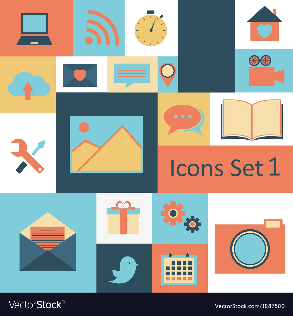 Universal outline icons for web and mobile
