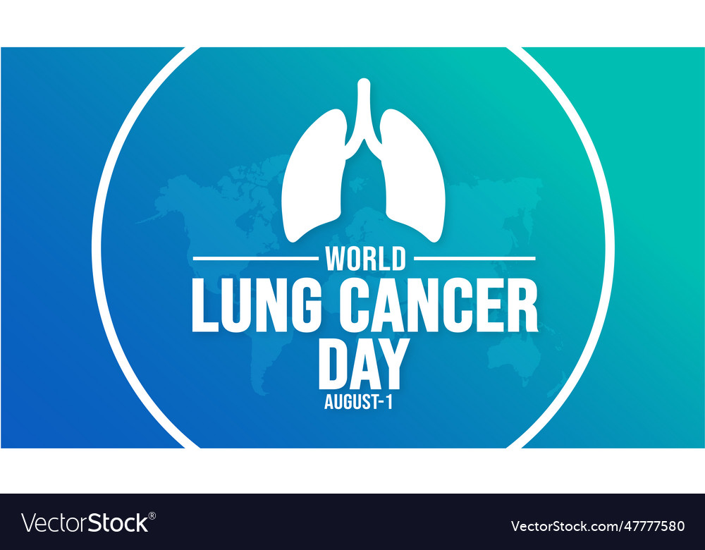 World lung cancer day background template Vector Image