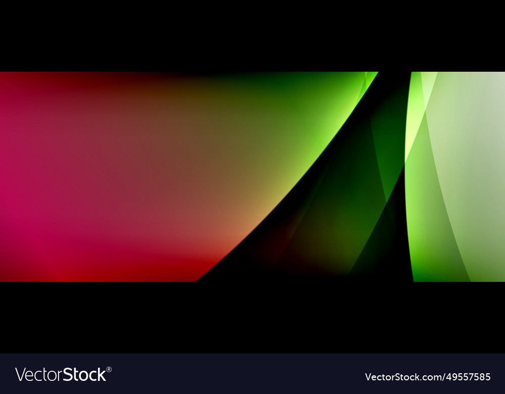 Dynamic flowing waves on gradient color background Vector Image Dynamic flowing waves on gradient color background