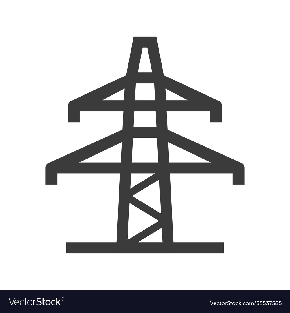 Electric power transmission maintenance and Vector Image