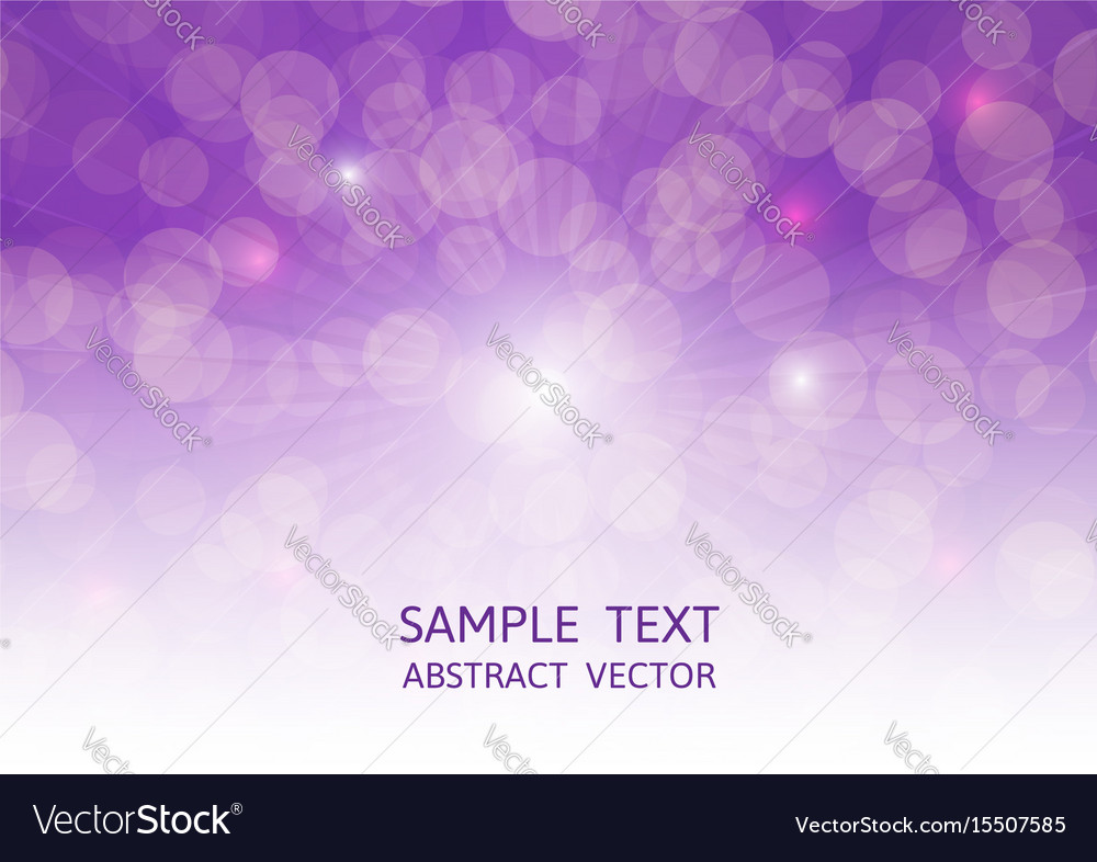 Purple bokeh abstract background with copy space