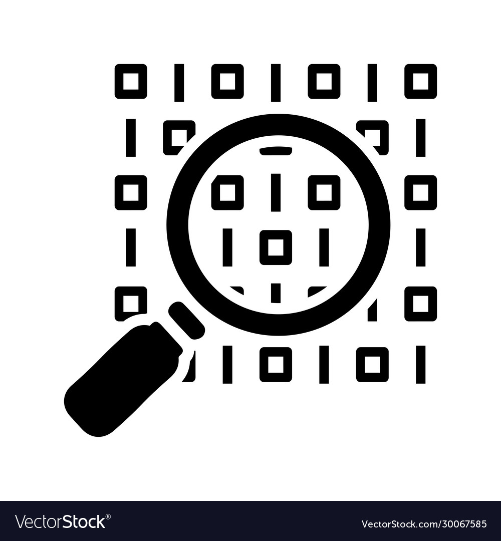 Search code icon find data searching