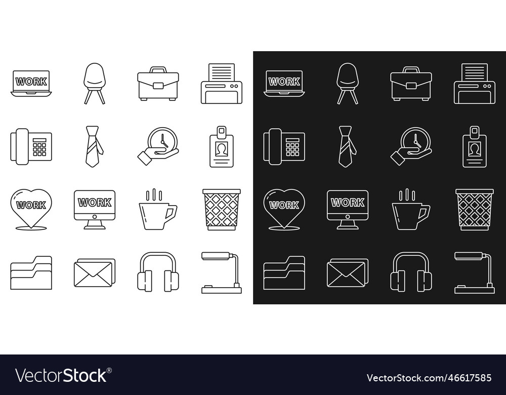 Set line table lamp trash can identification