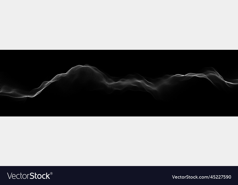 Abstract dark background with dynamic wave vector image Abstract dark background with dynamic wave