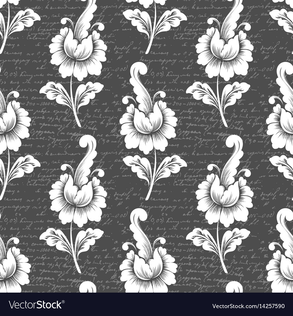 Flower seamless pattern background