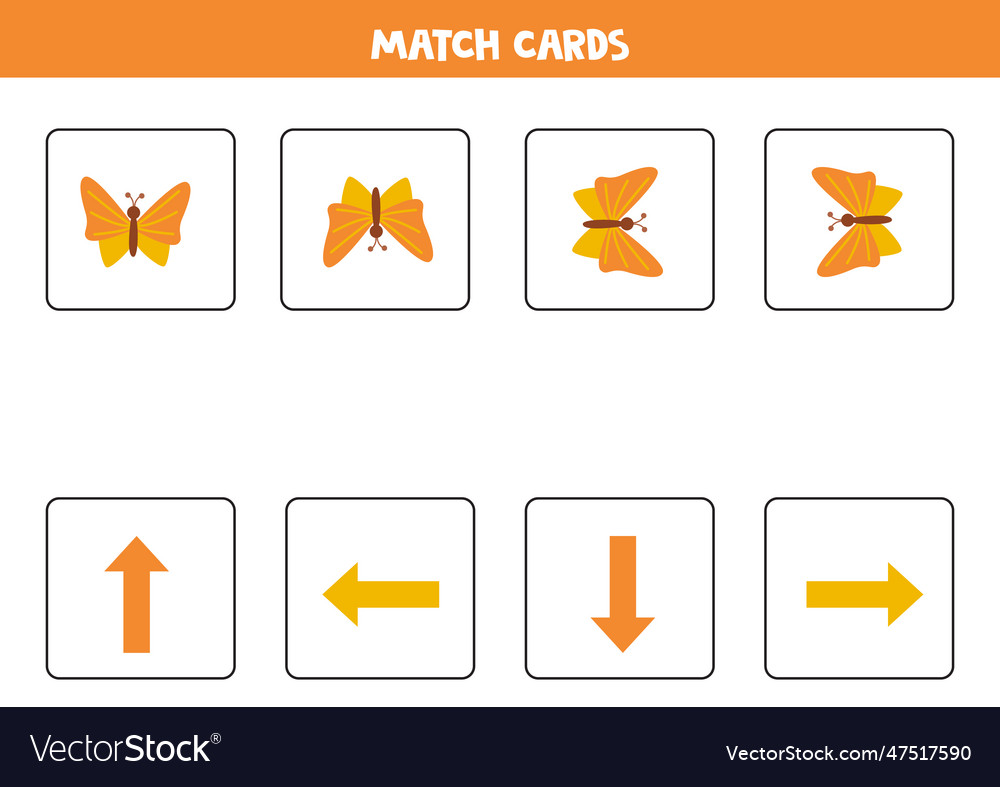 Left right up or down spatial orientation