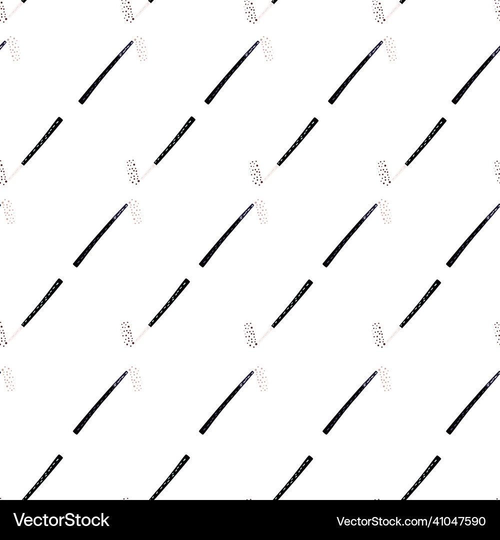 Magic wand seamless pattern background Royalty Free Vector