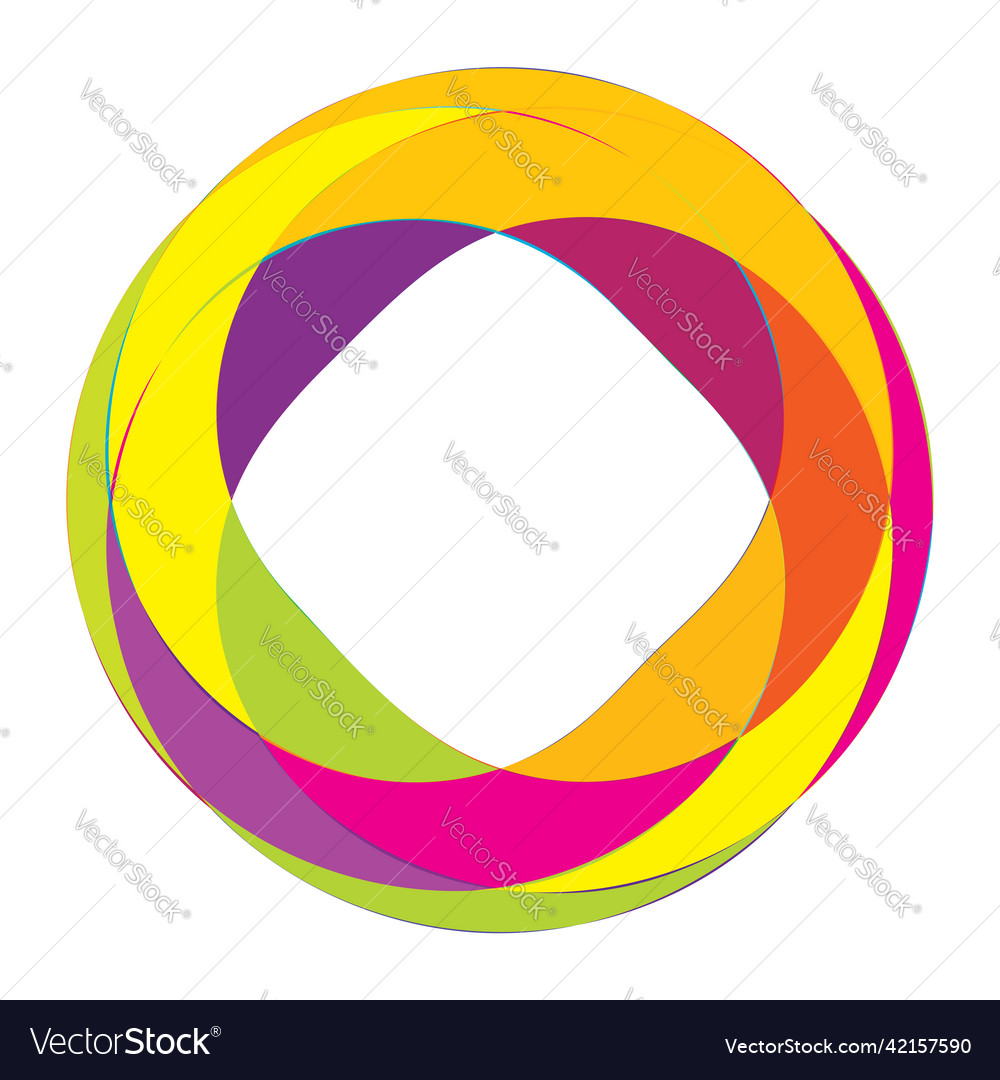 Random concentric circles circular abstract vector image Random concentric circles circular abstract