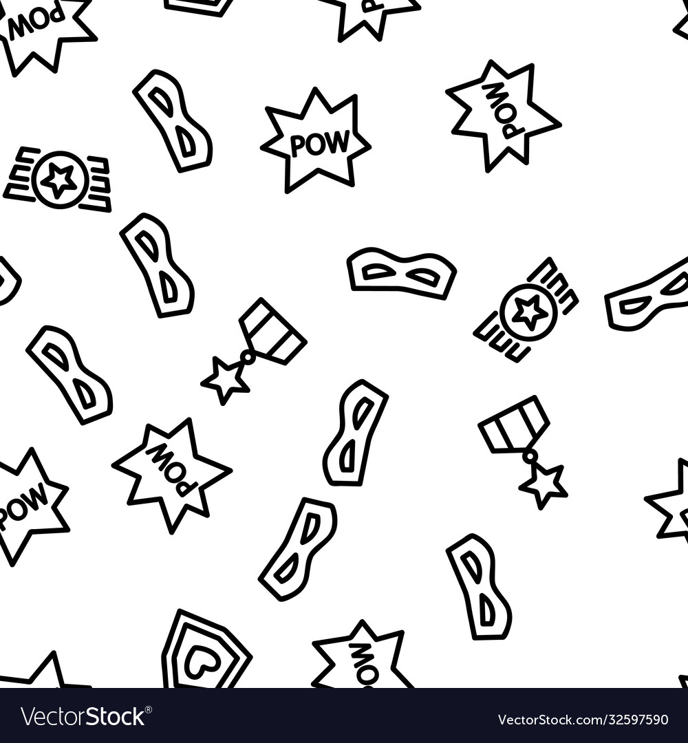 Super hero seamless pattern