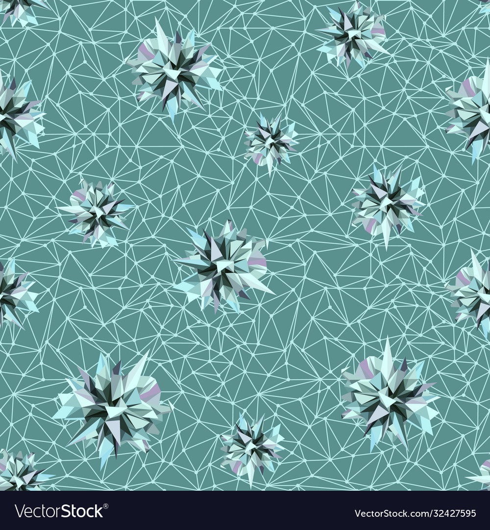 Abstract geometric triangle seamless pattern
