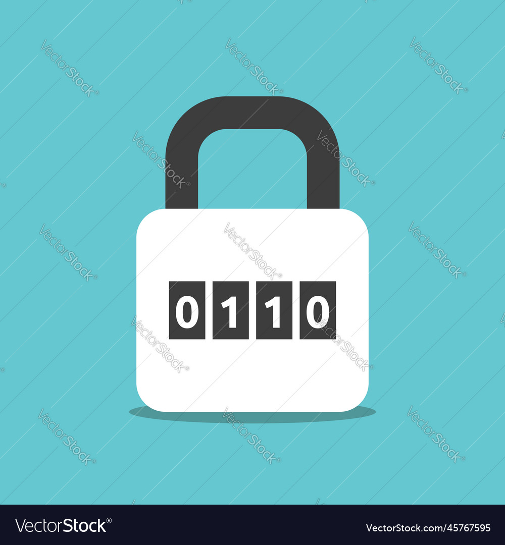 Binary combination padlock