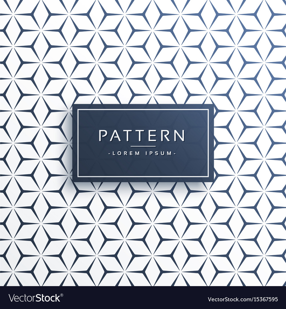 Clean minimal geometric pattern background Vector Image