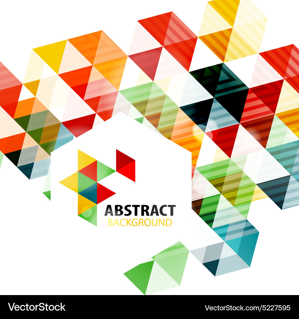 Geometric abstract polygonal background Royalty Free Vector