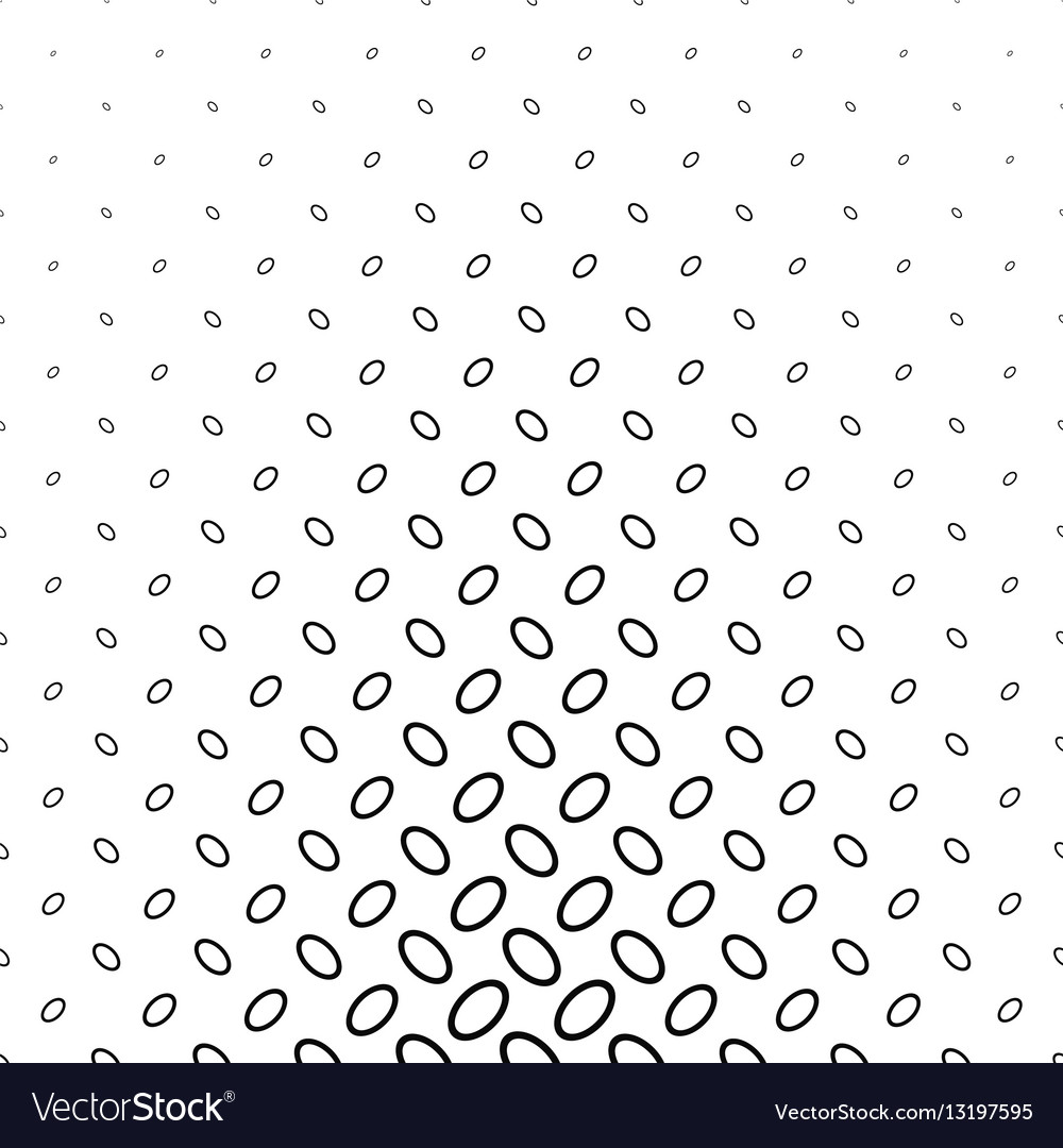 Monochrome ellipse pattern Royalty Free Vector Image