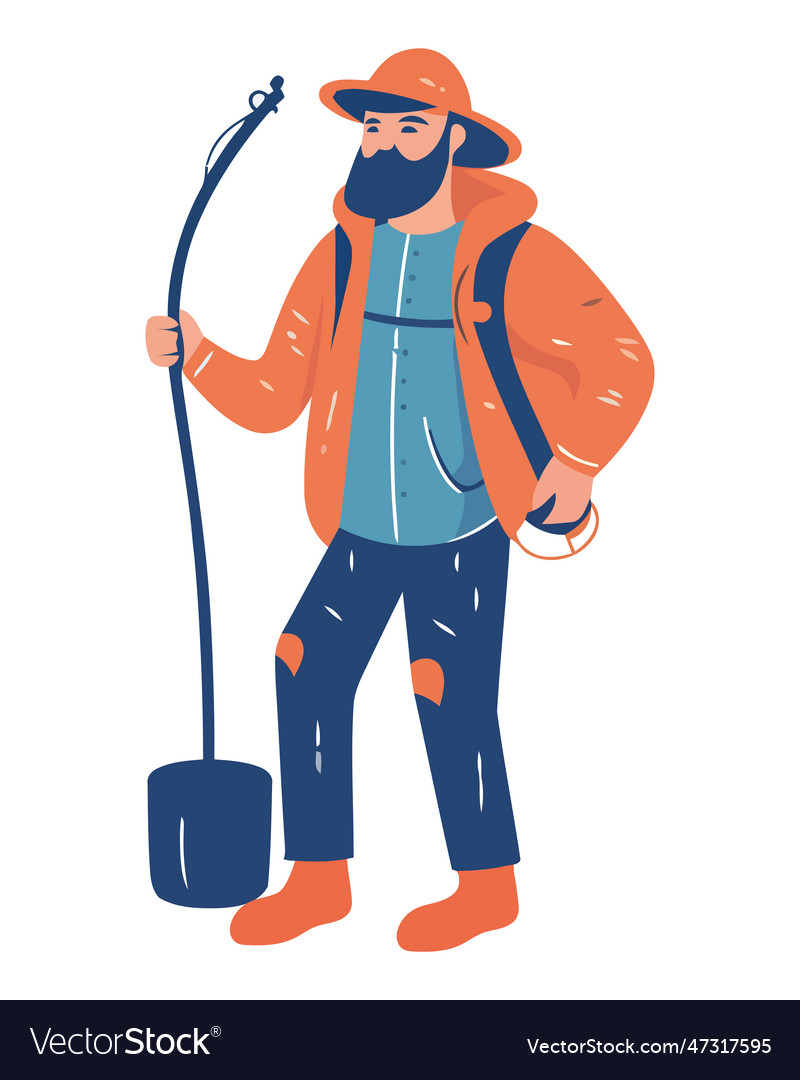 One person walking outdoors in winter clothing