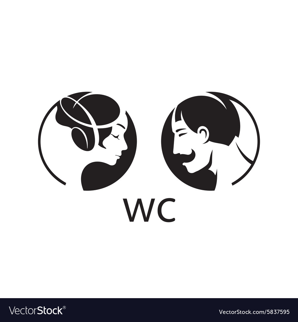 Toilet sign