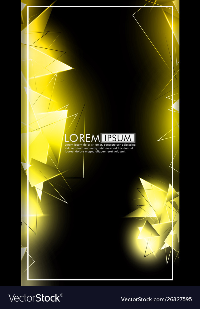 Vertical triangle background abstract composition vector image Vertical triangle background abstract composition