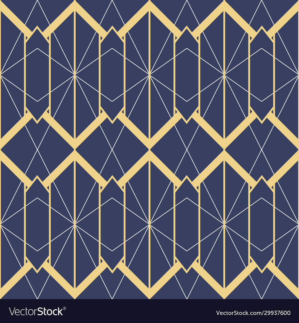 Abstract art deco geometric pattern Royalty Free Vector