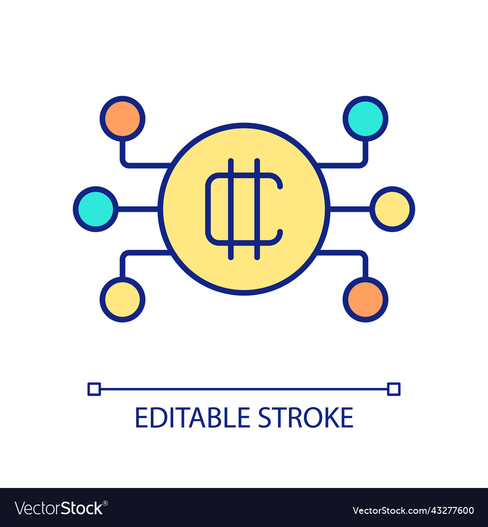 Blockchain Network Icon