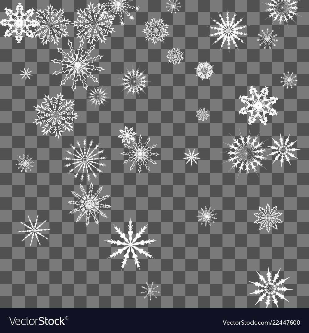 Christmas and new year background with snowflakes