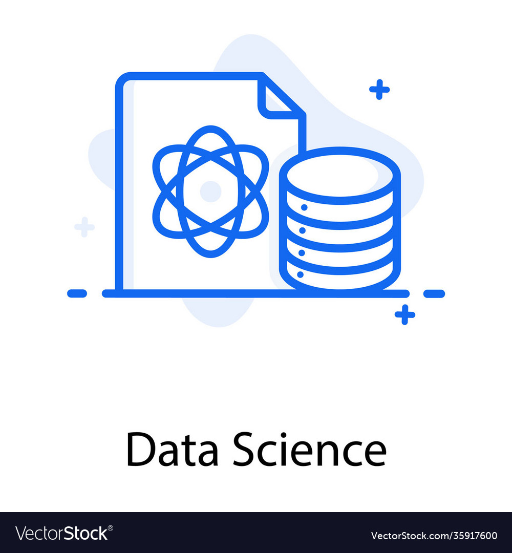 Data science Royalty Free Vector Image - VectorStock