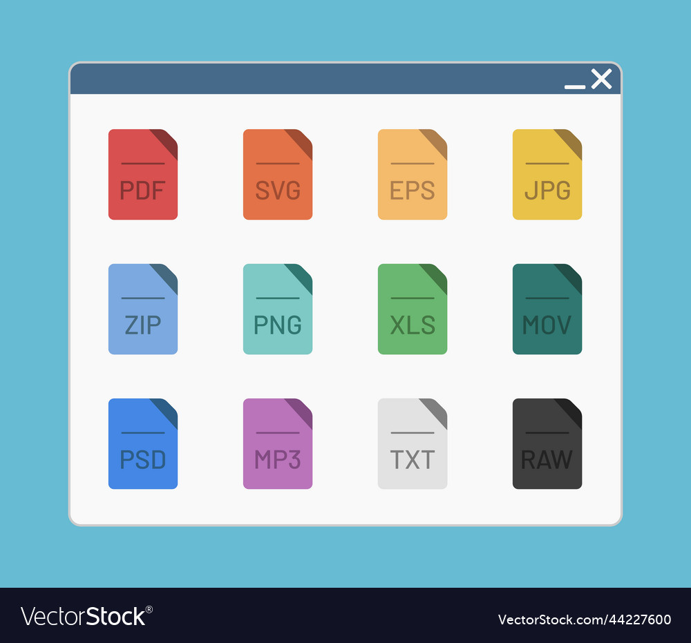 Desktop-Interface-Fenster mit Form-Icon-Datei