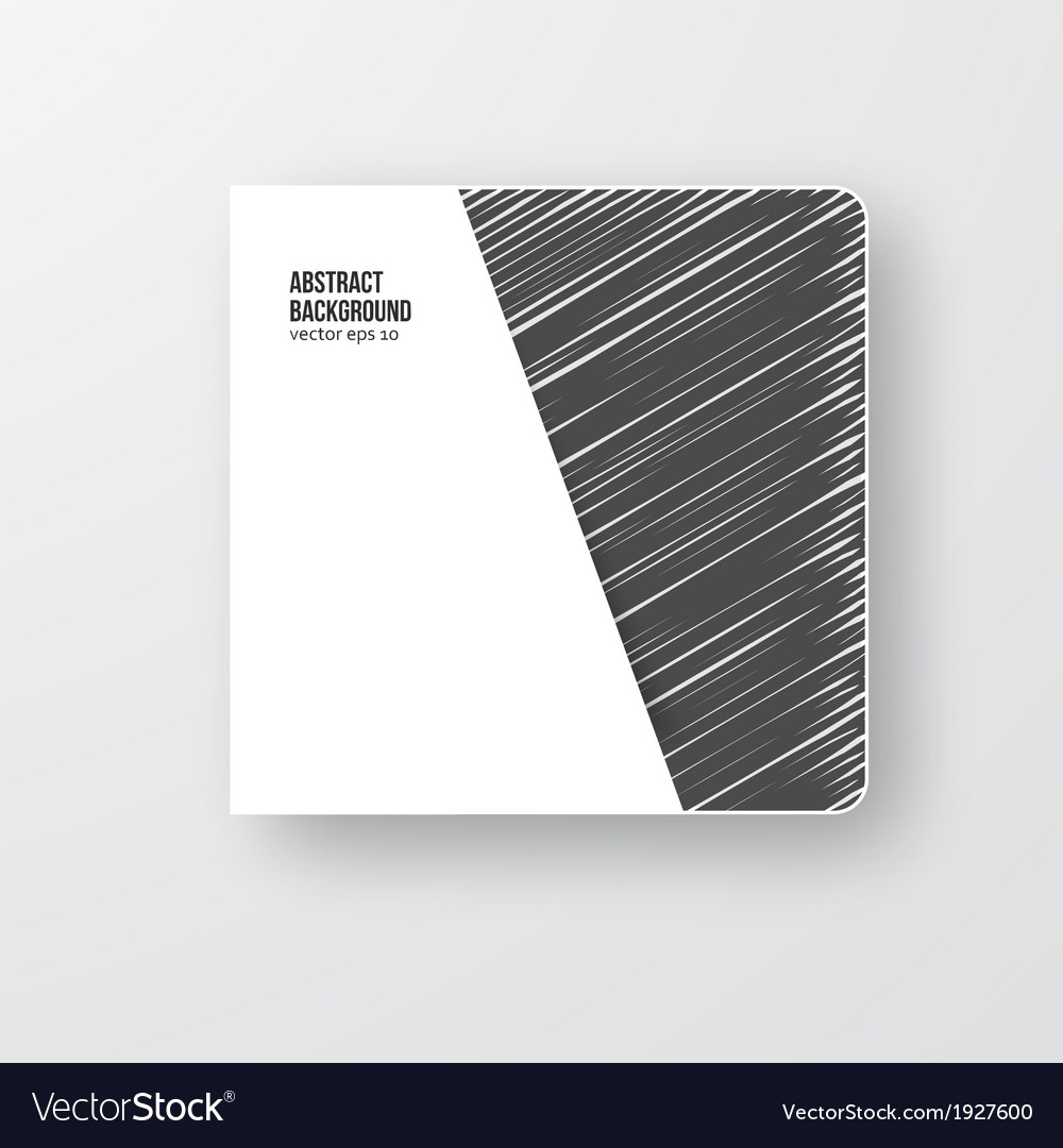 Drawn square abstract background pattern