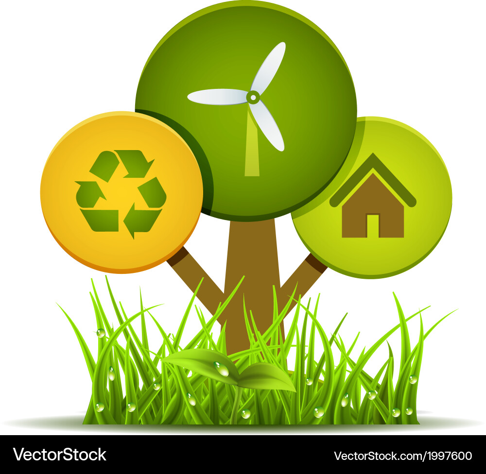 Eco concept Royalty Free Vector Image - VectorStock