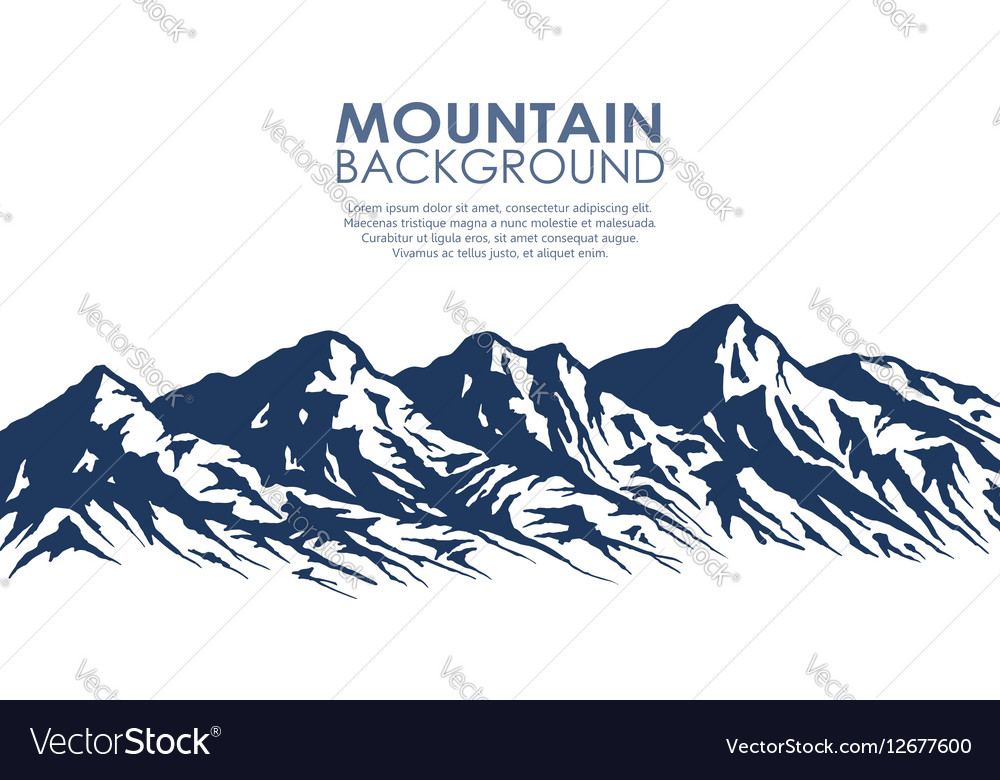 mountain range silhouette