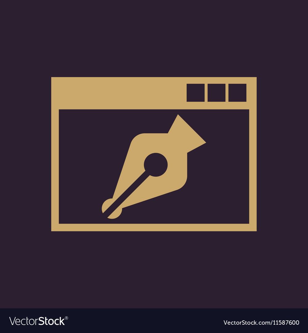Web design icon www and browser development