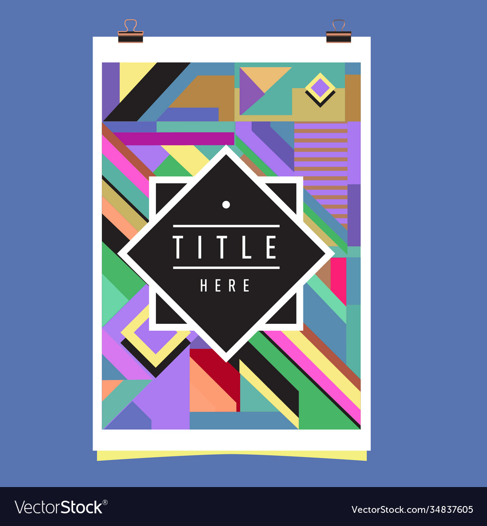 Abstract colorful geometric pattern background